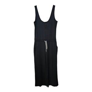 Vuori Falls Jumpsuit Women's Size Small Black Heather Wide Leg One-Piece VW4004